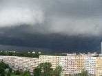 Bouřka nad Ostravou která se prohnala 22.5.2009 kolem 17:30
