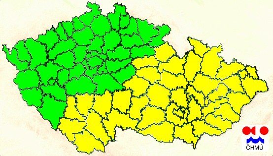 Upozornění ČHMÚ