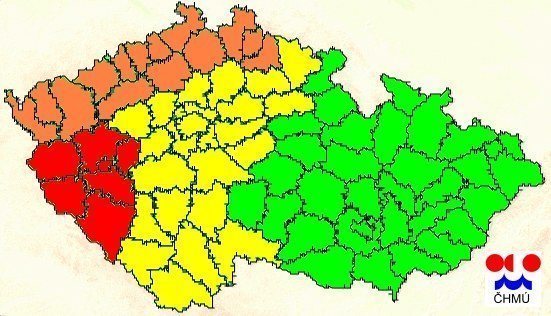 Upozornění od ČHMÚ