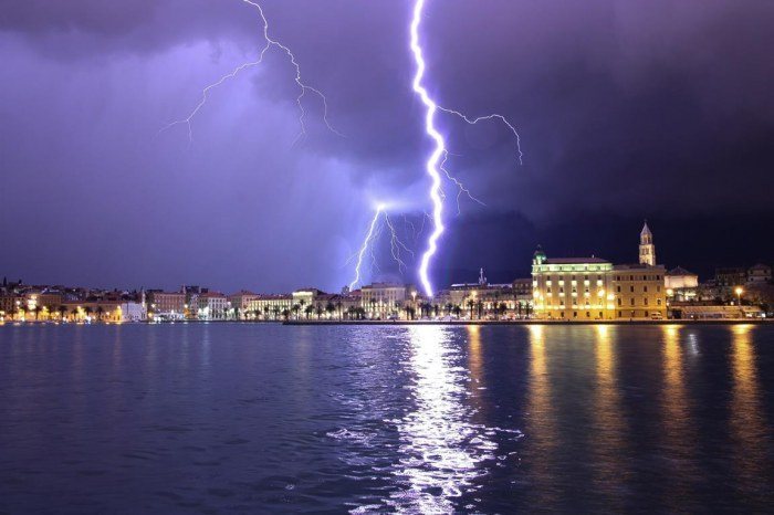 Bouřka v Chorvatsku