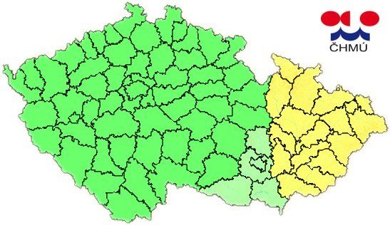 Upozornění od ČHMÚ