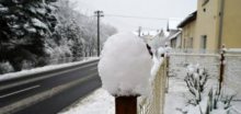 ČHMÚ vydal upozornění na sněžení, na hřebenech až 30cm sněhu