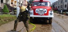 Přívalový déšť v pátek zaplavil v Drnovicích na Vyškovsku více jak 20 objektů