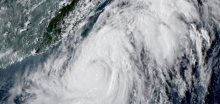 Tajfun Chanthu u Taiwanu dosáhne rychlosti větru až 200 km/h