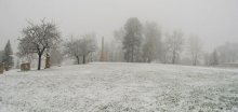 V jižních Čechách přes noc napadl nový sníh