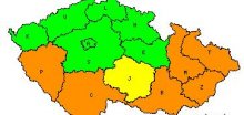 Na Moravě a ve Slezsku hrozí až 2.SPA