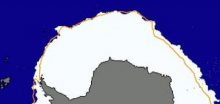 Rozloha mořského ledu je rekordně největší na Antarktidě