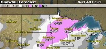 Na USA se žene další sněhová bouře Orko, místy napadne 40cm