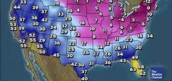 Mráz se v Severní Americe propadl až k Mexickému zálivu