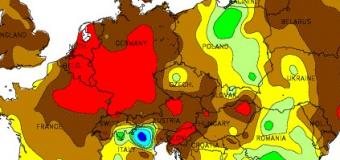 Březen byl v Evropě velmi teplý a suchý, padaly rekordy